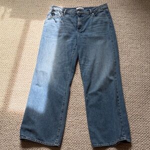 LOFT Classic Wide-Leg Women’s Jeans — medium Blue Sz 10